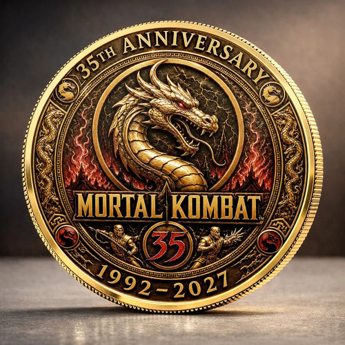 Mortal Kombat 35th Anniversary Commemorative Coin – TANTN25104