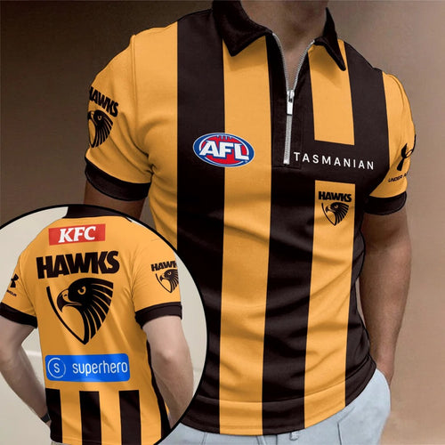 Hawthorn FC Zip Polo Shirt – TANTN25409
