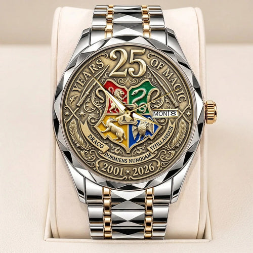 Harry Potter 25 Years of Magic Hogwarts Alloy Luxury Quartz Watch – TANTN25590