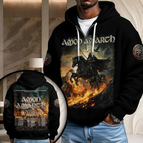 Amon Amarth Eight Legs of Thunder 3D Unisex Waffle Hoodie – TANTN25634