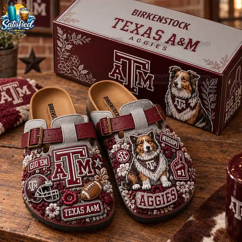 Texas A&M Aggies Suede Clogs