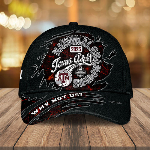 Texas A&M Aggies Women's Volleyball 2025 National Champions Classic Cap – MAITM14178