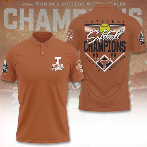 Texas Longhorns NCAA Women's Softball Champions 2026 3D Apparel – TANTN23431