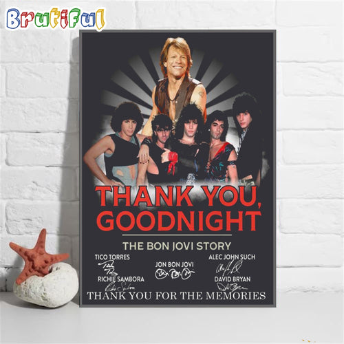 Thank You, Goodnight The Jon Bon Jovi Story Poster Canvas Art