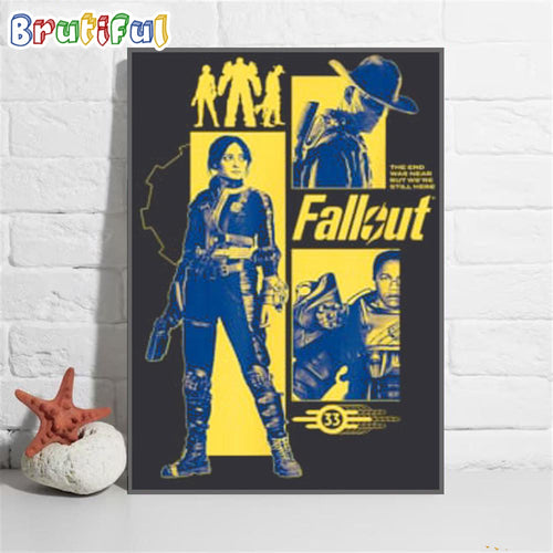 The End Was Near Fallout Wall Art Poster Canvas