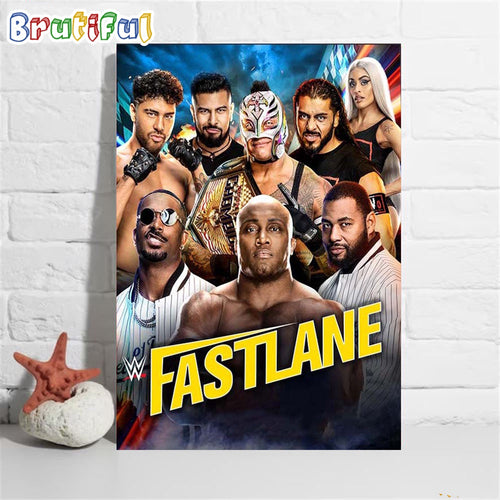 The LWO Will Be Out For Retribution When They Go Head-To-Head With Bobby Lashley And The Street Profits At WWE Fastlane Wall Art Poster Canvas