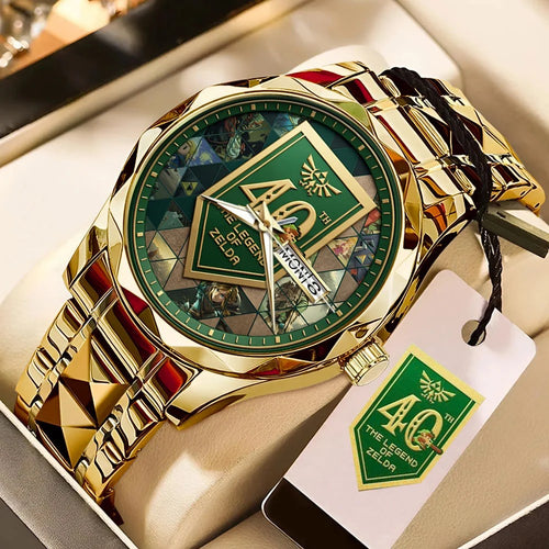 The Legend of Zelda 40th Anniversary Alloy Luxury Quartz Watch – TMTHU9385