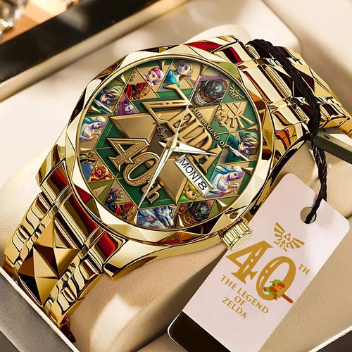 The Legend of Zelda 40th Anniversary Alloy Luxury Quartz Watch – TMTHU9386
