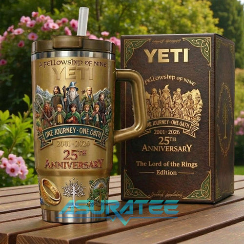 The Lord of the Rings Fellowship of the Nine 25th Anniversary YETI Tumbler