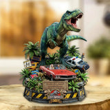 The Lost World: Jurassic Park 30th Anniversary Custom Shape Acrylic Plaque – TMTHU8770