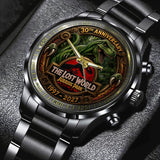 The Lost World: Jurassic Park 30th Anniversary Black Stainless Steel Watch - TMTHU8774