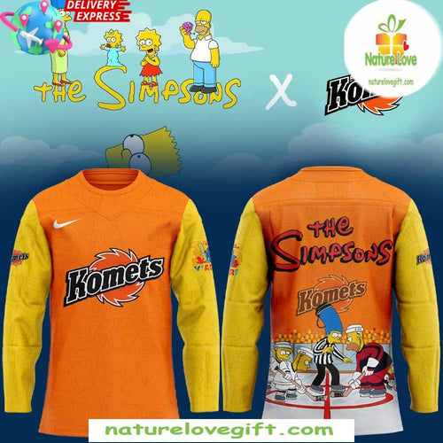 Simpsons Fort Wayne Komets Hockey Jersey Special Edition