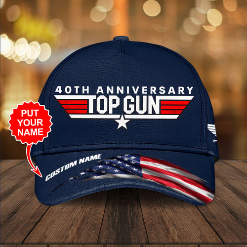Personalized Top Gun 40th Anniversary 2026 Classic Cap – TANTN21623