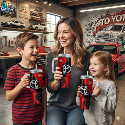 Toyota Stainless Steel Tumbler With Handle