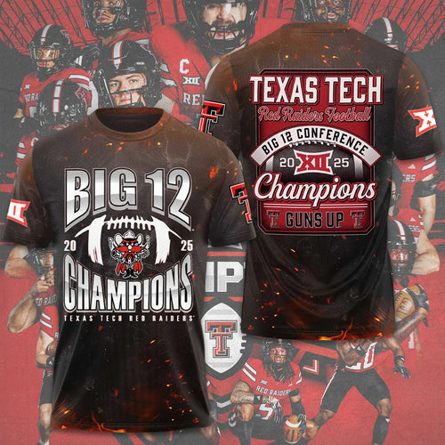 Texas Tech Red Raiders Football 3D Apparel – GNE4747