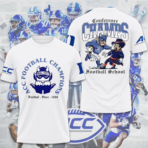 Duke Blue Devils Football 3D Apparel – GNE4750