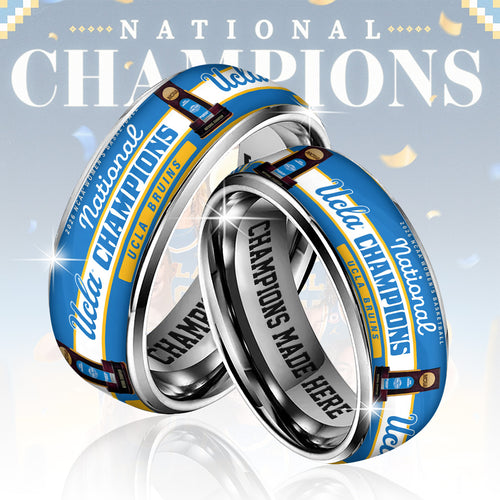 UCLA Bruins 2026 Women's Basketball National Champions Custom Alloy Ring – TANTN22091