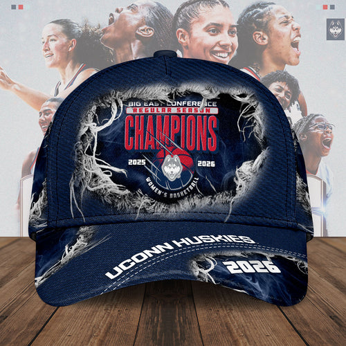 UConn Huskies Women's Basketball 2026 Big East Champions Classic Cap – TMTHU4332