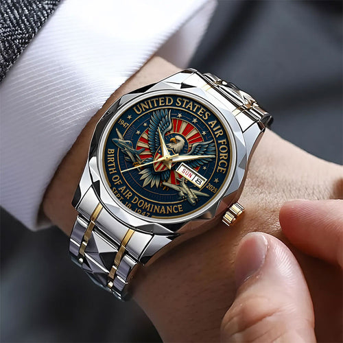 US Air Force Alloy Luxury Quartz Watch – TANTN15884