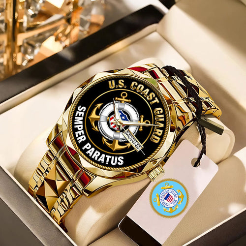 US Coast Guard Alloy Luxury Quartz Watch – MAITM13917