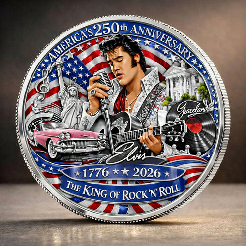 America250 x Elvis Presley Commemorative Coin – TANTN21741