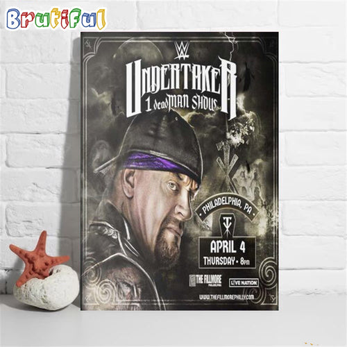 Undertaker 1 Dedman Show Is Coming To Philadelphia Ahead Of WWE WrestleMania XL 2024 Wall Art Poster Canvas