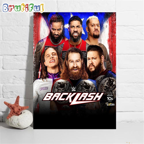 WWE Backlash Wall Art Poster Canvas