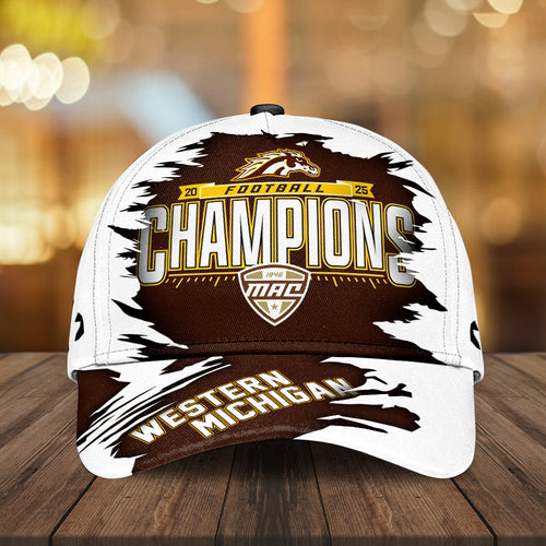Western Michigan Broncos 2025 MAC Football Champions Classic Cap – MAITM14075