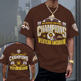 Western Michigan Broncos 2025 MAC Football Champions 3D Apparel – MAITM14078