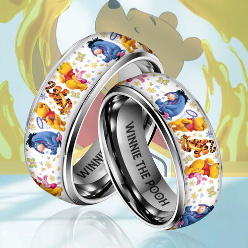 Winnie-the-Pooh 100th Anniversary 2026 Custom Alloy Ring – TMTHU5159