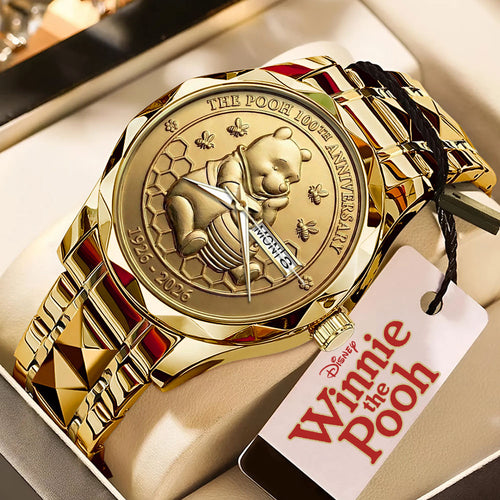Winnie-the-Pooh 100th Anniversary Alloy Luxury Quartz Watch – MAITM14442