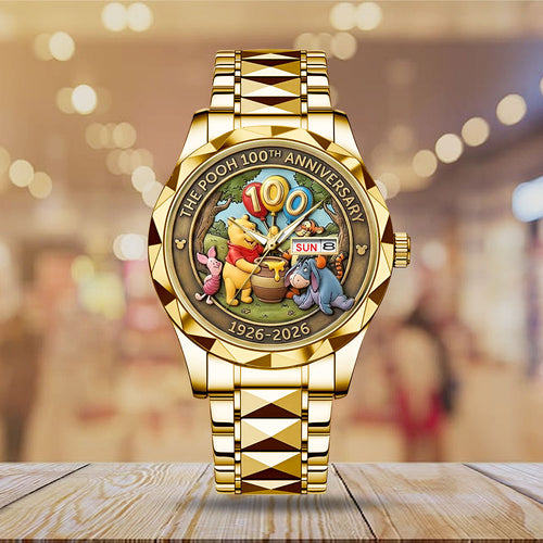 Winnie-the-Pooh 100th Anniversary Alloy Luxury Quartz Watch – MAITM14578