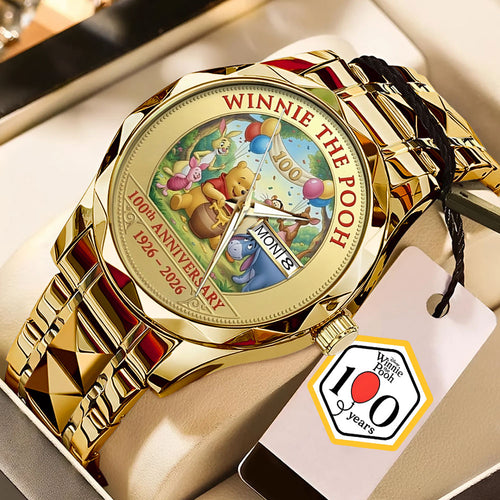 Winnie-the-Pooh 100th Anniversary Alloy Luxury Quartz Watch – TMTHU2890