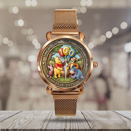 Winnie-the-Pooh 100th Anniversary Mesh Strap Quartz Watch – MAITM14579