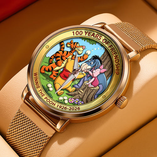Winnie-the-Pooh 100th Anniversary Mesh Strap Quartz Watch – HOATT15692