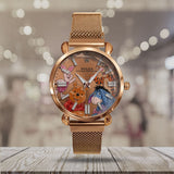 Winnie-the-Pooh Mesh Strap Quartz Watch - TMTHU7415