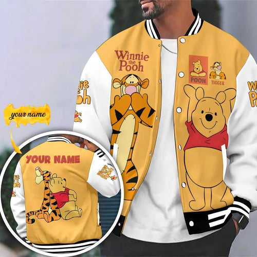 Personalized Winnie-the-Pooh Varsity Jacket – HOATT20747