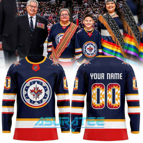 Winnipeg Jets Wasacnews Night 2026 Blue Hockey Jersey