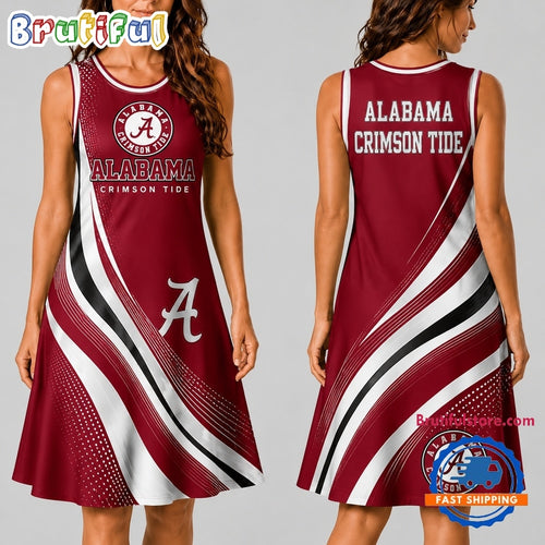 Alabama Crimson Tide NCAA Team Pride Women’s Sleeveless Dress