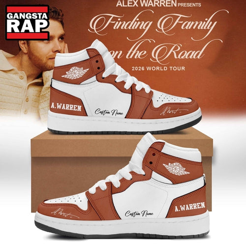 Alex Warren’s Little Orphan Alex Tour 2026 Personalized Air Jordan 1 Hightop Shoes , Music Air Jordan 1 Shoes