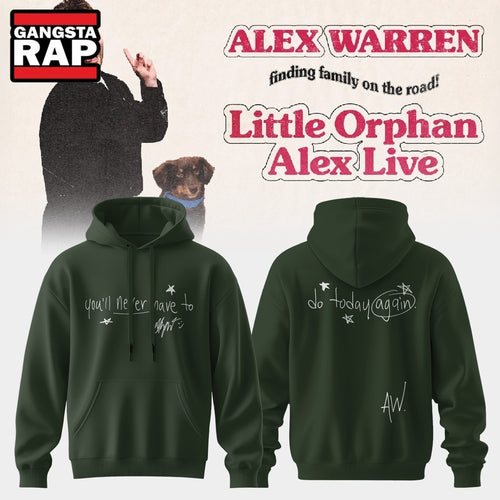 Alex Warren’s Little Orphan Alex Tour 2026 Signed Hoodie T-Shirt