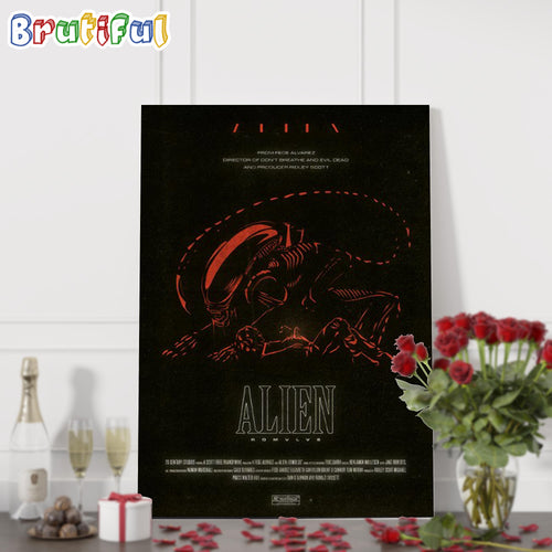 Alien ROMVLVS 2024 Movie Wall Art Poster Canvas