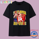 Aliyah Boston Kelsey Mitchell Caitlin Clark 2025 WNBA all stars Indiana Fever T Shirt