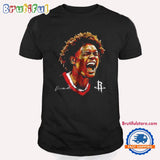 Amen Thompson Houston Rockets Scream Signature T Shirt