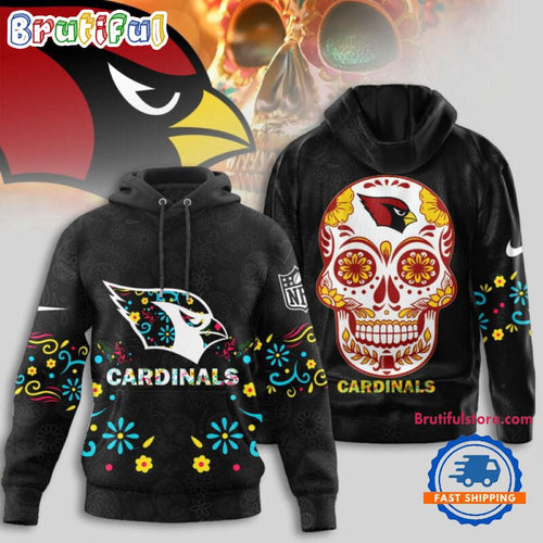 Arizona Cardinals NFL Dia de los Muertos Limited Editions Hoodie Shirt