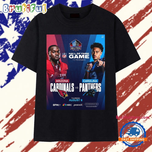Arizona Cardinals Vs Carolina Panthers Hall Of Fame Game NFL 2026 Unisex T Shirt