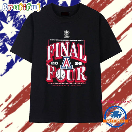 Arizona Wildcats 2026 NCAA Division I Men’s Basketball Final Four T Shirt