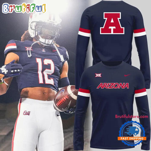 Arizona Wildcats Football Retro Uniform 2026 Limited Edition Long Sleeve Shirt