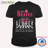 Atlanta Braves 1871 2025 154th Thank You For The Memories Road Abbey Signatures T Shirt
