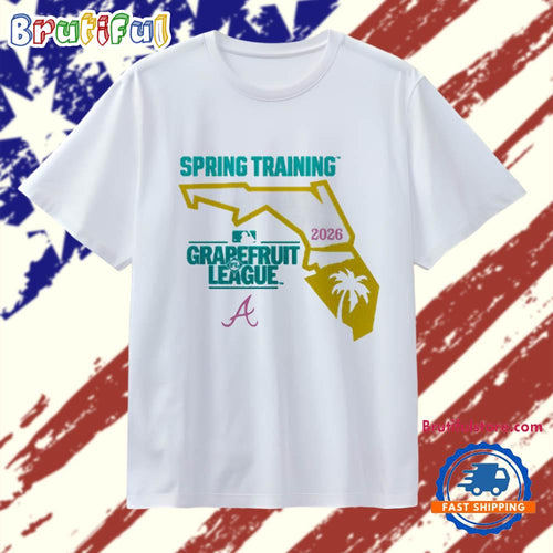 Atlanta Braves 2026 Spring Training Cactus League Influx Ball Bold T Shirt